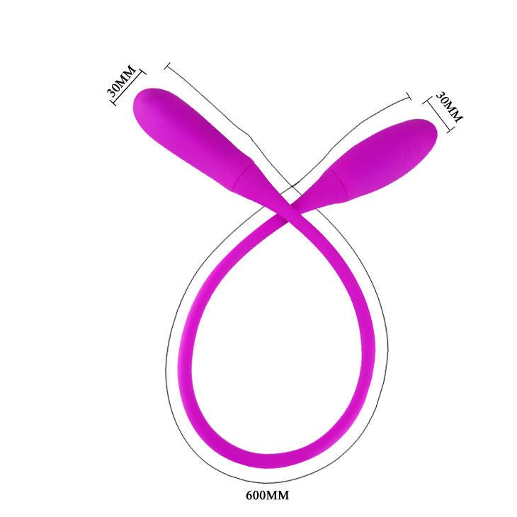 Vibrador Para Casal Usb Movimento PrettyLove Snaky 2