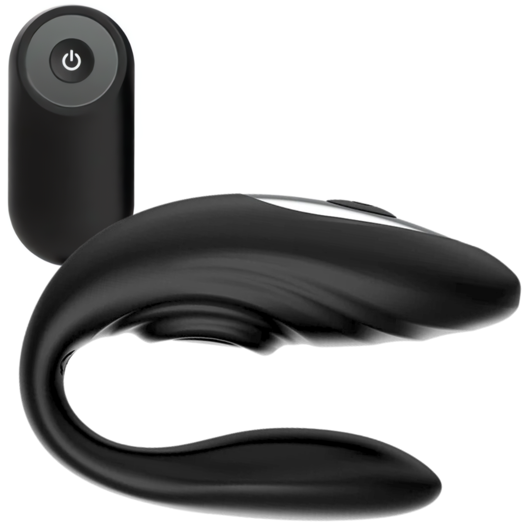 Vibrador Para Casal Usb Movimento Pulsação Brilly Controlo Remoto