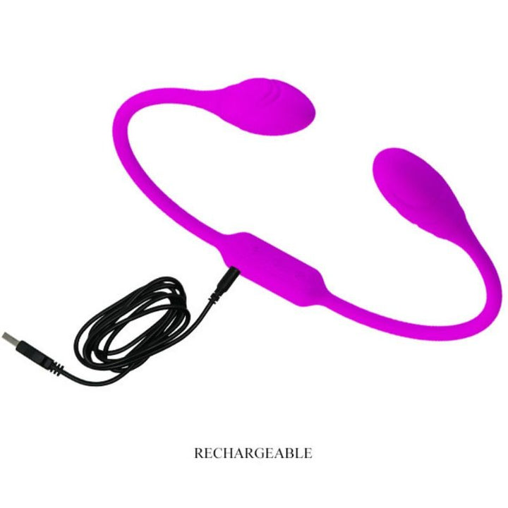 Vibrador Para Casal Usb PrettyLove Lover 's Whip 1
