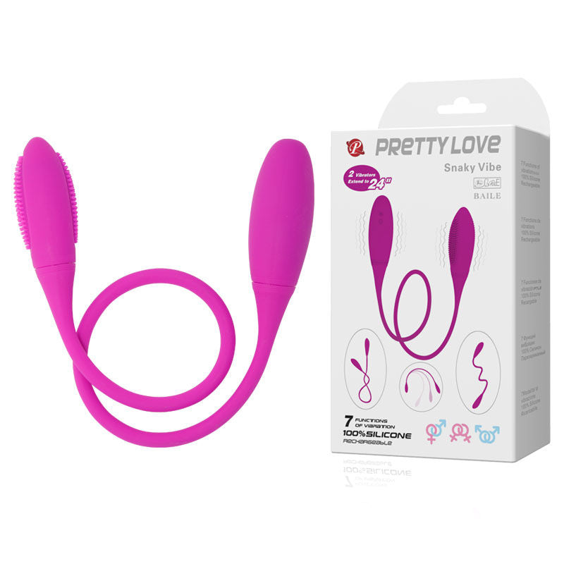 Vibrador Para Casal Usb PrettyLove Snaky 1