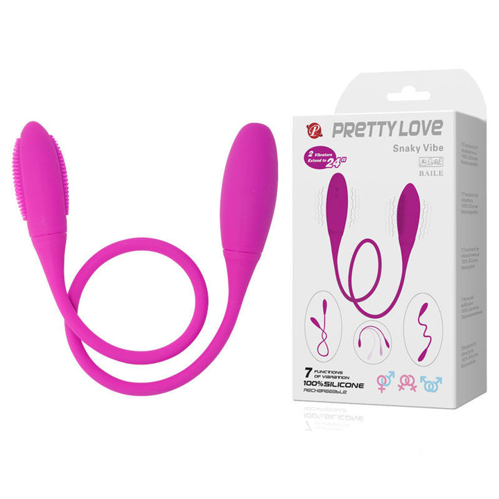 Vibrador Para Casal Usb PrettyLove Snaky 1