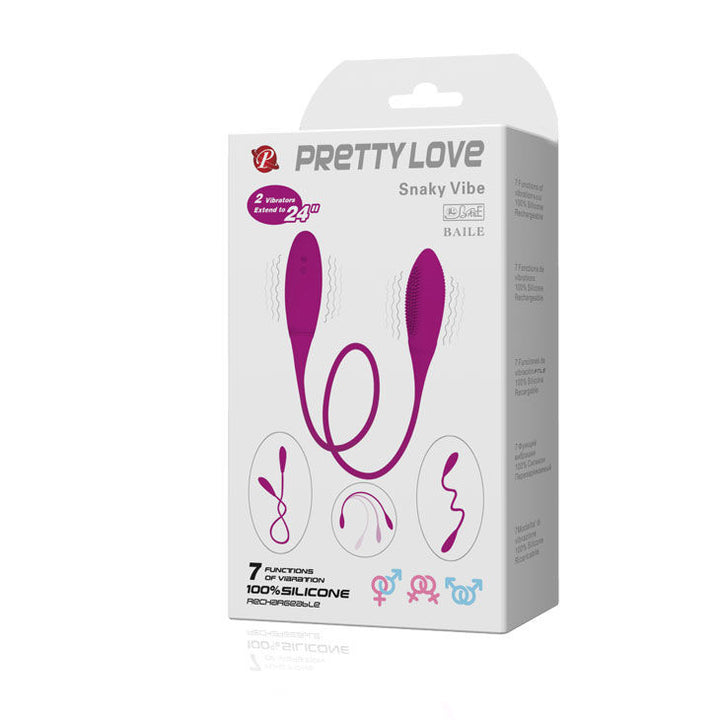 Vibrador Para Casal Usb PrettyLove Snaky 1