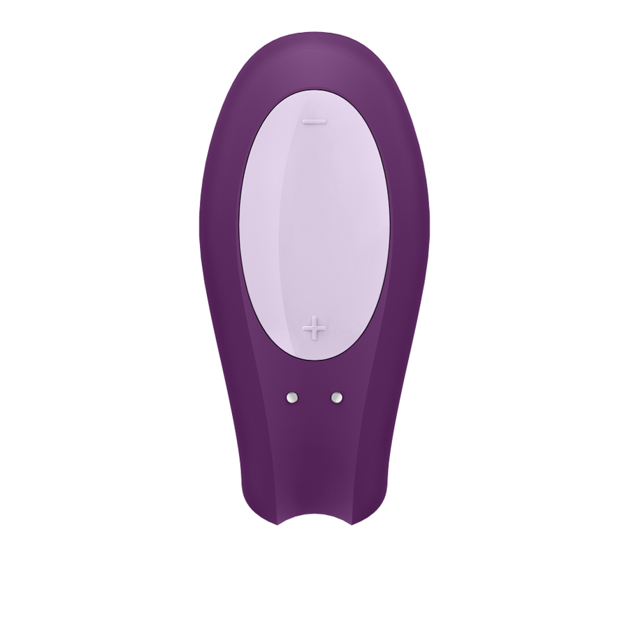 Vibrador Para Casal Usb Satisfyer Double Joy Roxo Controlo Remoto App