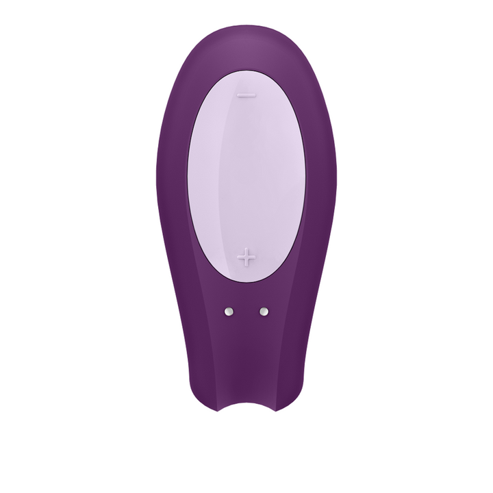 Vibrador Para Casal Usb Satisfyer Double Joy Roxo Controlo Remoto App