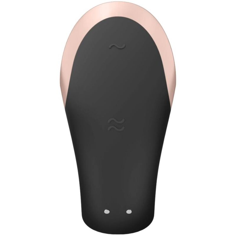 Vibrador Para Casal Usb Satisfyer Double Love Luxury Preto Controlo Remoto App