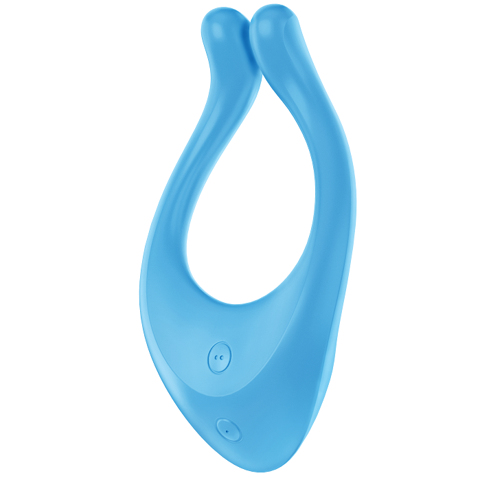 Vibrador Para Casal Usb Satisfyer Partner MultiFun 1 Azul