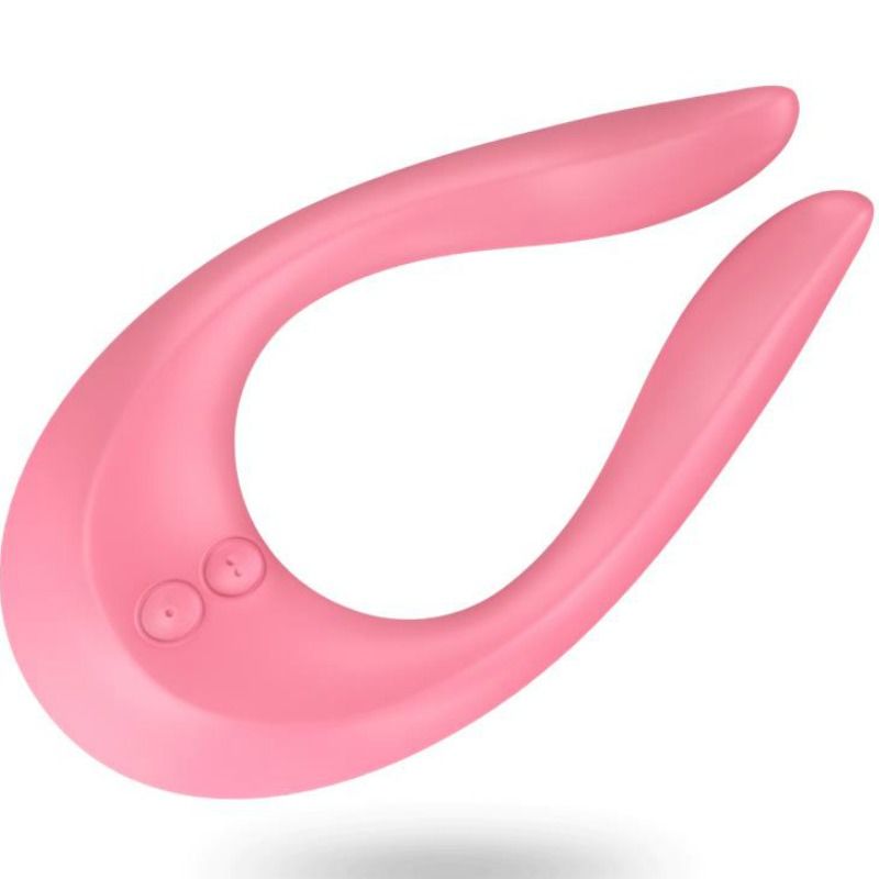 Vibrador Para Casal Usb Satisfyer Partner MultiFun 2 Rosa