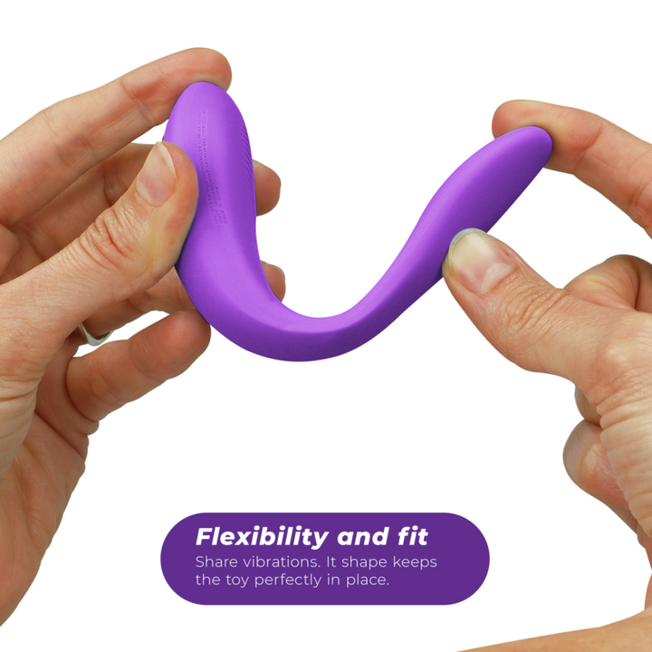 Vibrador Para Casal Usb We-Vibe Sync Go Dual Violeta Controlo Remoto App