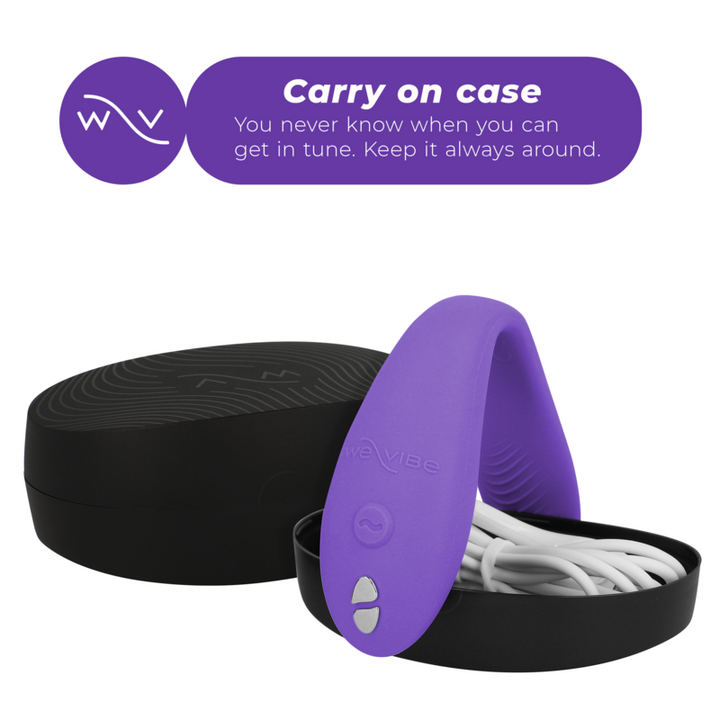 Vibrador Para Casal Usb We-Vibe Sync Go Dual Violeta Controlo Remoto App