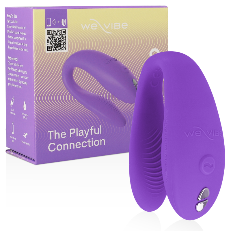 Vibrador Para Casal Usb We-Vibe Sync Go Dual Violeta Controlo Remoto App