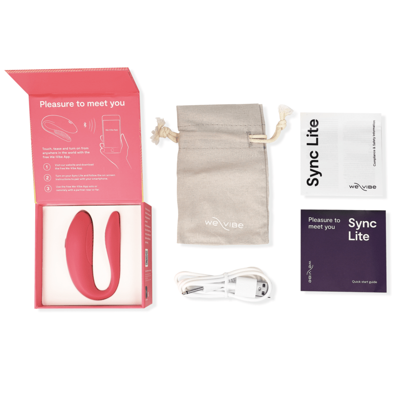 Vibrador Para Casal Usb We-Vibe Sync Lite Rosa Controlo Remoto App