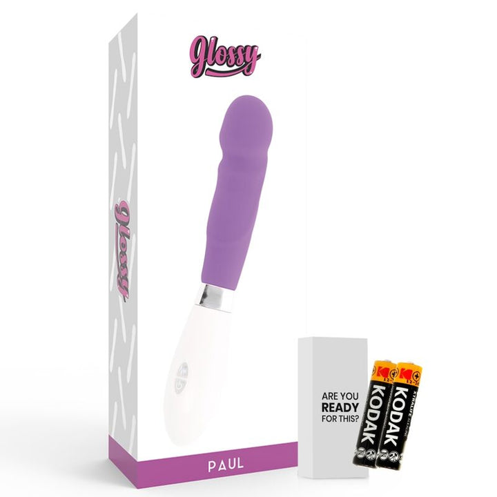 Vibrador Pilhas Glossy Paul