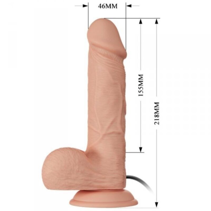 Vibrador Realístico Pilhas Baile Beautiful Bahamut