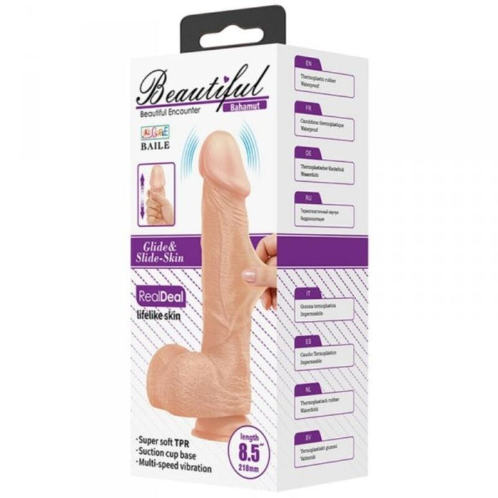 Vibrador Realístico Pilhas Baile Beautiful Bahamut
