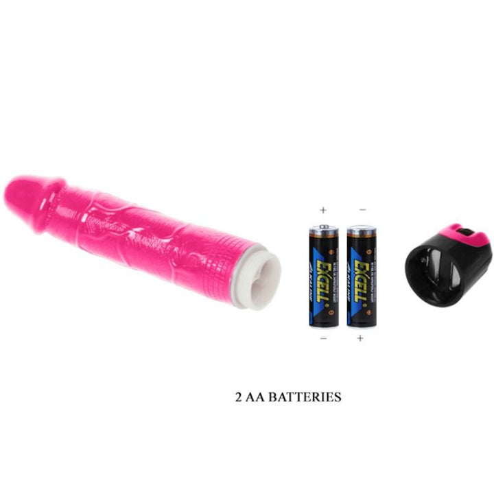 Vibrador Realístico Pilhas Baile Juka Rosa