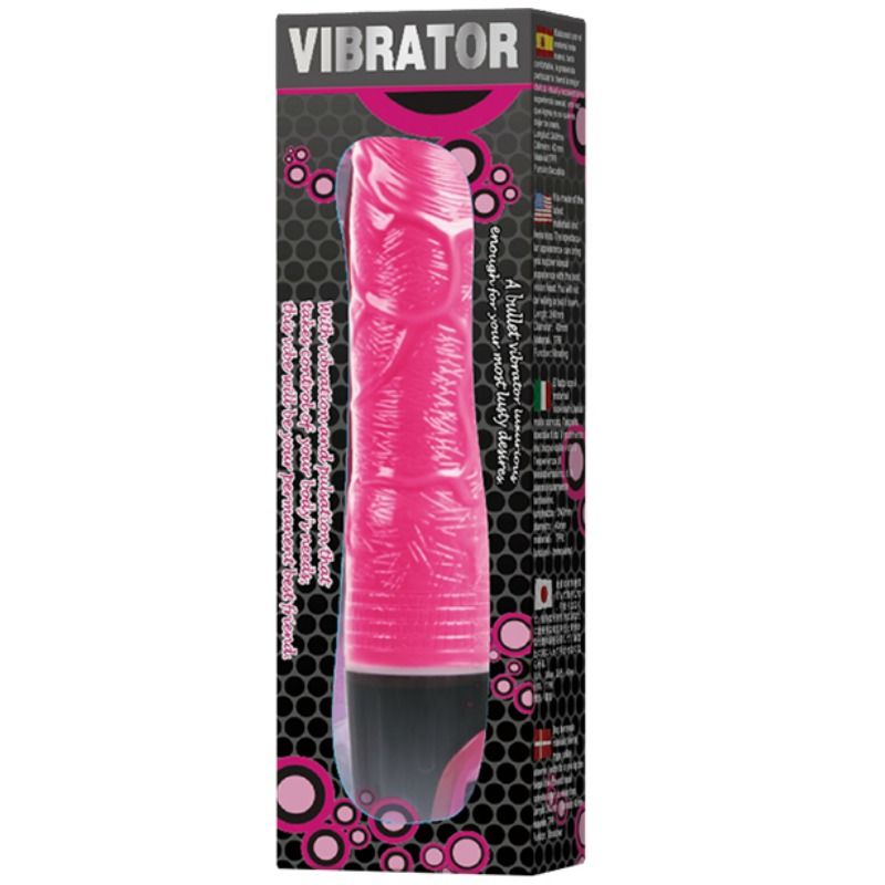 Vibrador Realístico Pilhas Baile Juka Rosa
