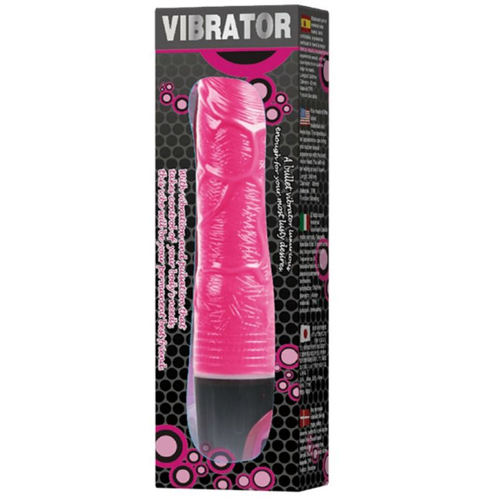 Vibrador Realístico Pilhas Baile Juka Rosa