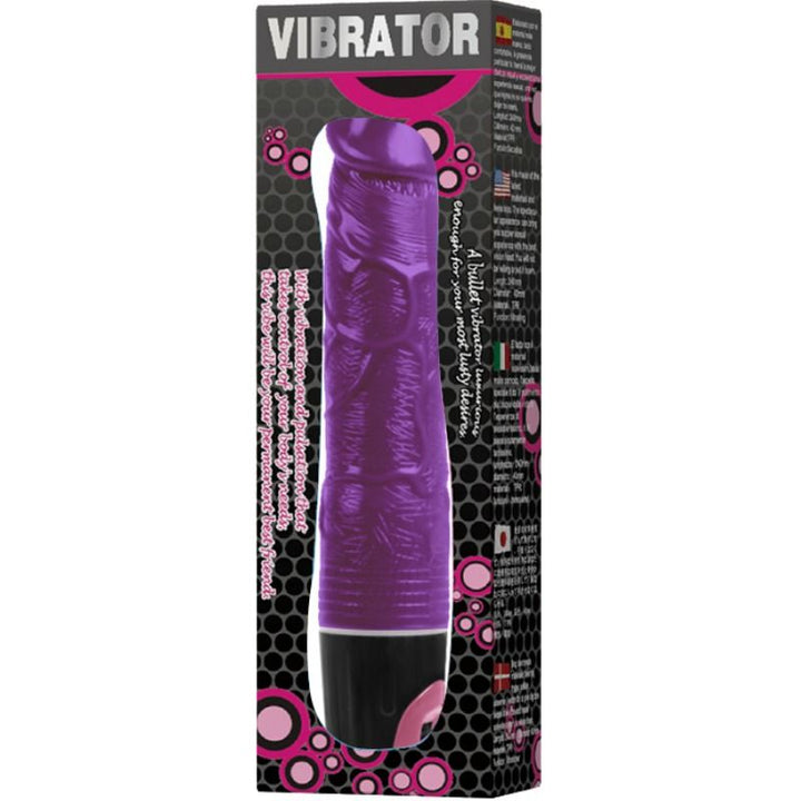 Vibrador Realístico Pilhas Baile Juka Roxo