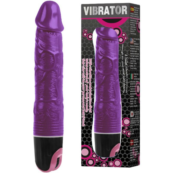 Vibrador Realístico Pilhas Baile Juka Roxo