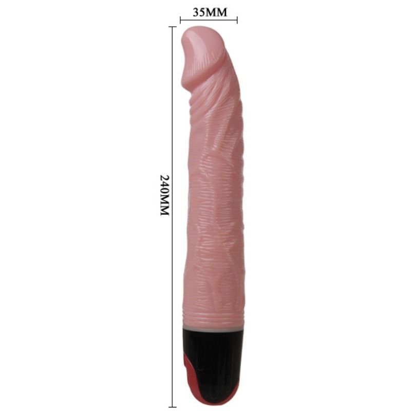 Vibrador Realístico Pilhas Baile Melin Bege