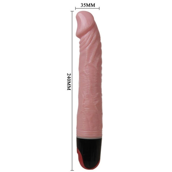 Vibrador Realístico Pilhas Baile Melin Bege