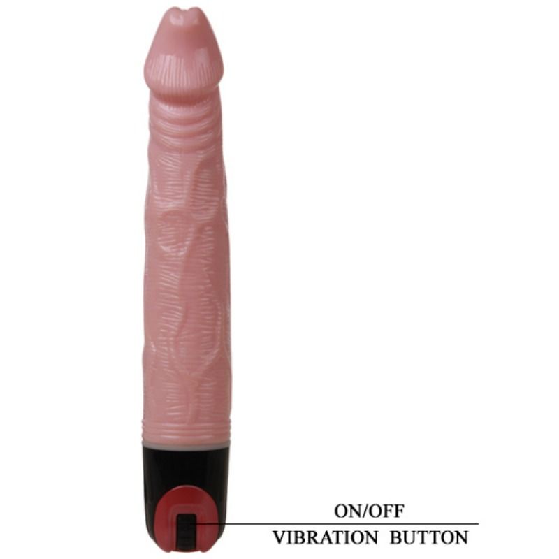 Vibrador Realístico Pilhas Baile Melin Bege