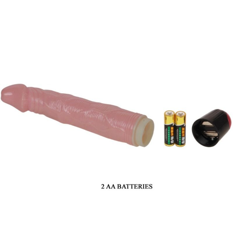 Vibrador Realístico Pilhas Baile Melin Bege