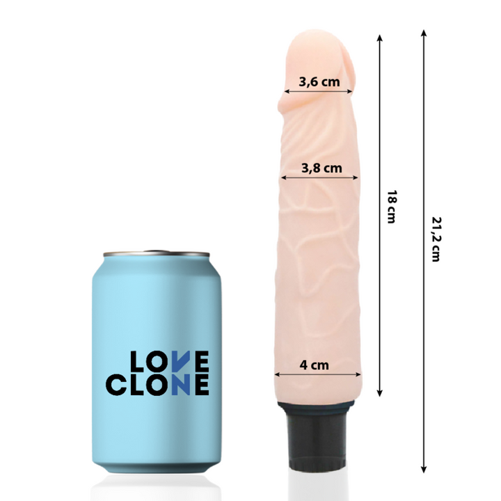 Vibrador Realístico Pilhas LoveClone Finn