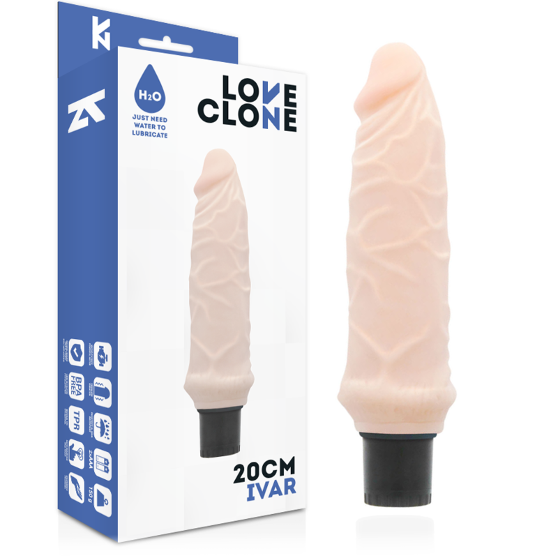 Vibrador Realístico Pilhas LoveClone Ivar