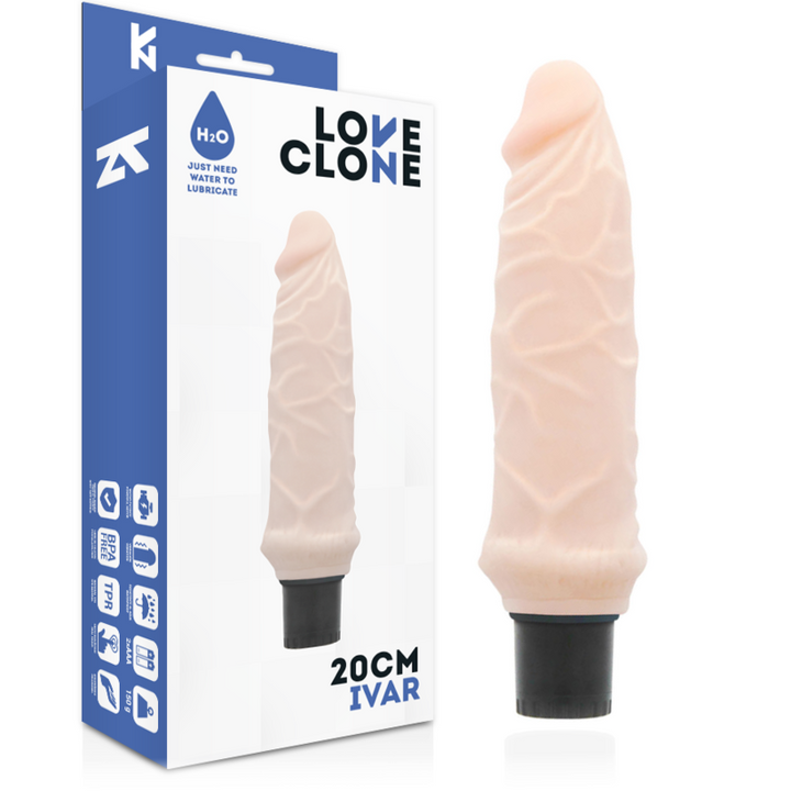 Vibrador Realístico Pilhas LoveClone Ivar