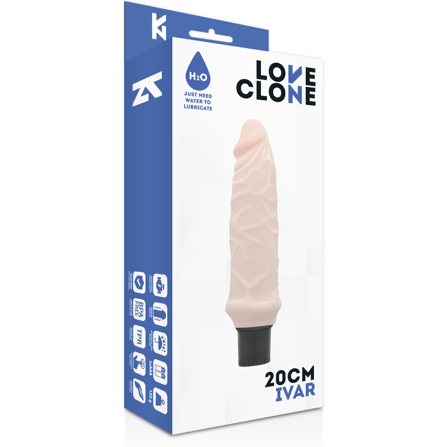 Vibrador Realístico Pilhas LoveClone Ivar
