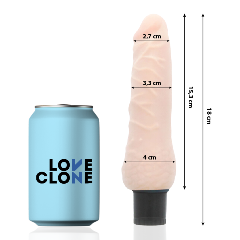Vibrador Realístico Pilhas LoveClone Sven