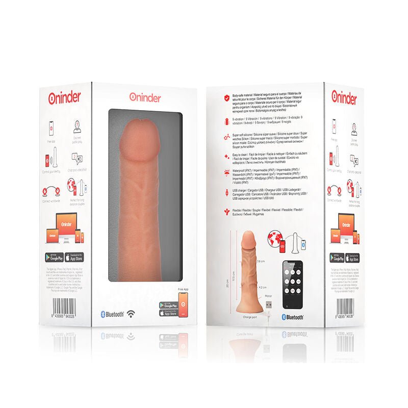 Vibrador Realístico Usb Oninder Bogotá M Controlo Remoto App