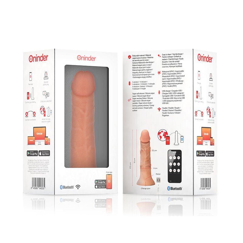 Vibrador Realístico Usb Oninder Bogotá S Controlo Remoto App