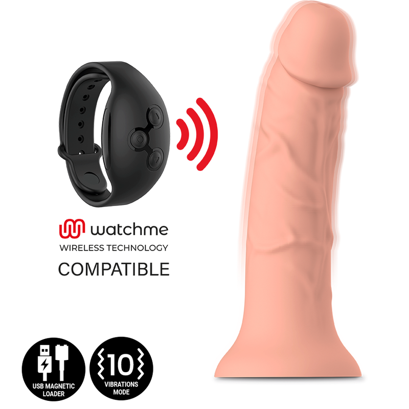 Vibrador Realístico Usb Silicone Alcochoado Mythology Asher M Controlo Remoto Watchme