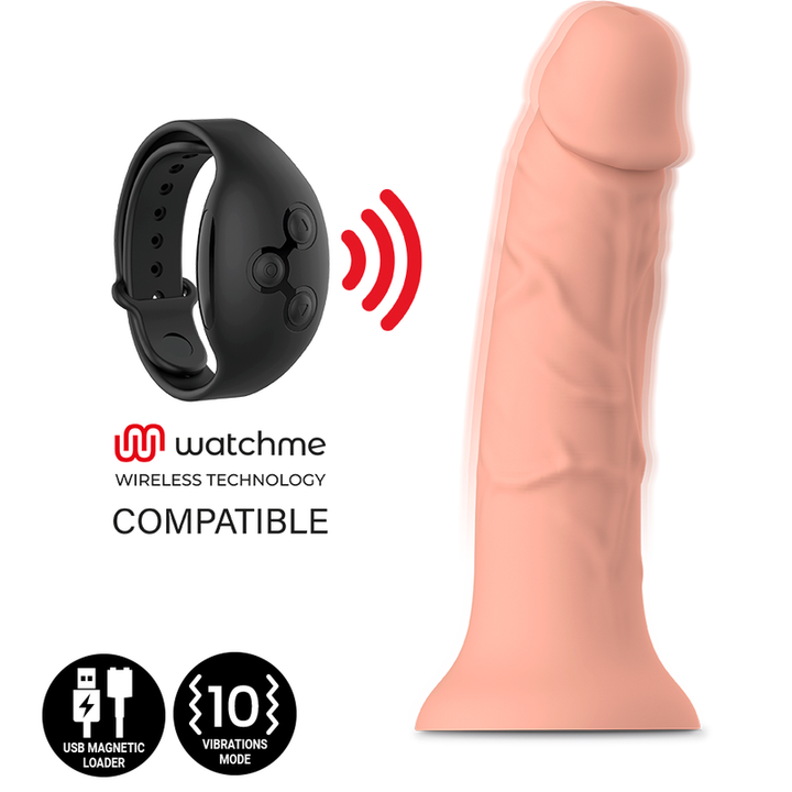 Vibrador Realístico Usb Silicone Alcochoado Mythology Asher M Controlo Remoto Watchme