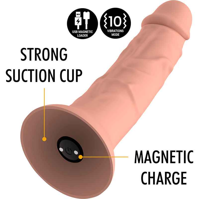 Vibrador Realístico Usb Silicone Alcochoado Mythology Asher M Controlo Remoto Watchme
