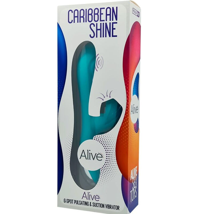 Vibrador Sucção Clitóris E Pulsação Ponto-G Caribbean Shine USB