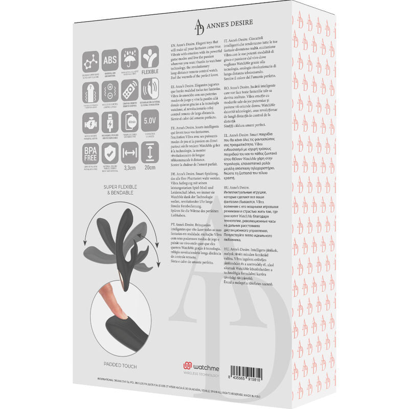 Vibrador Usb Anne 's Desire Rabbit Controlo Remoto Watchme