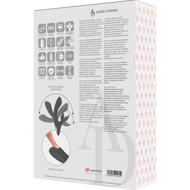 Vibrador Usb Anne 's Desire Rabbit Controlo Remoto Watchme