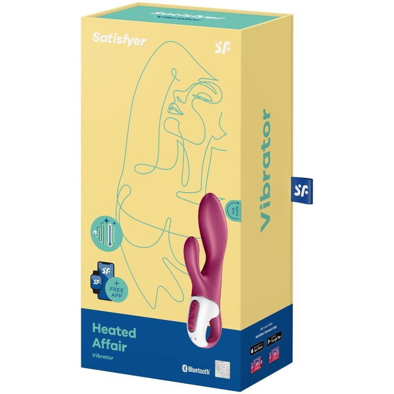 Vibrador Usb Aquecimento Satisfyer Heated Affair Controlo Remoto App