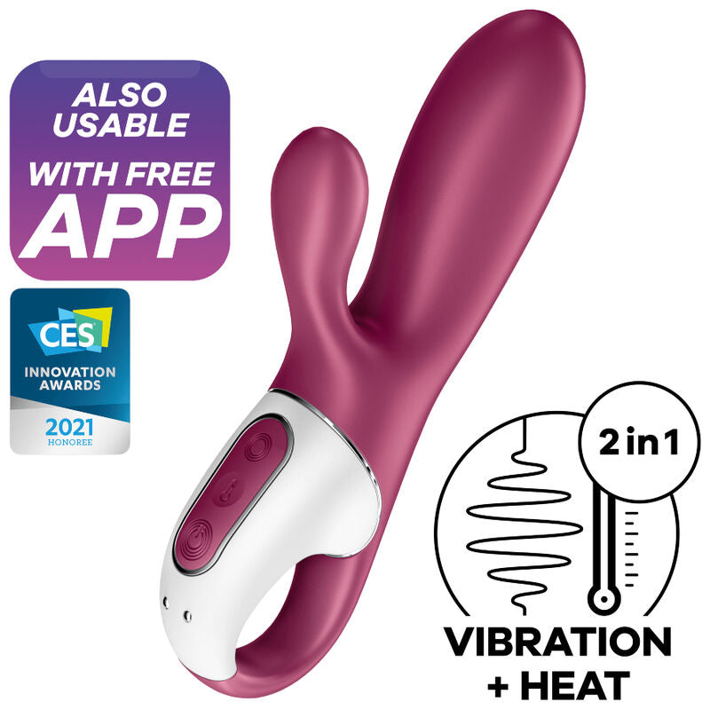 Vibrador Usb Aquecimento Satisfyer Hot Bunny