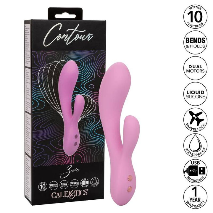 Vibrador Usb Articulável Calex Contour Zoie