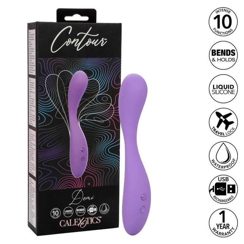Vibrador Usb Articulável Calex Countour Demi