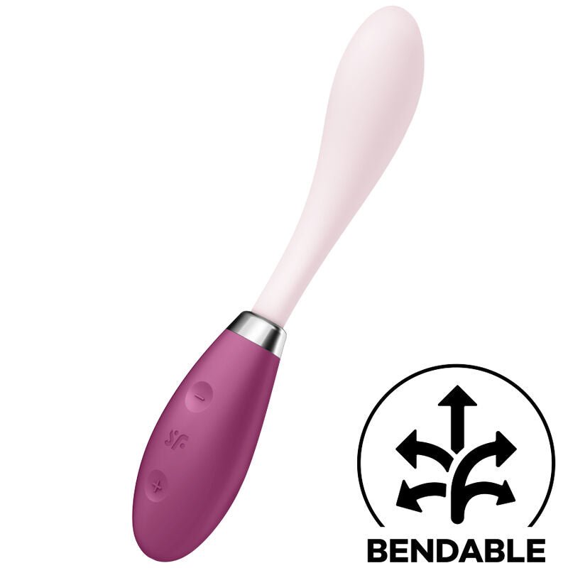 Vibrador Usb Articulável Satisfyer G-Spot Flex 3 Vermelho