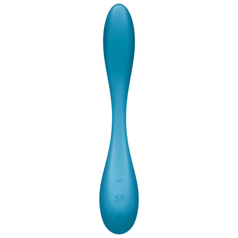 Vibrador Usb Articulável Satisfyer G-Spot Flex 5+ Azul Controlo Remoto App