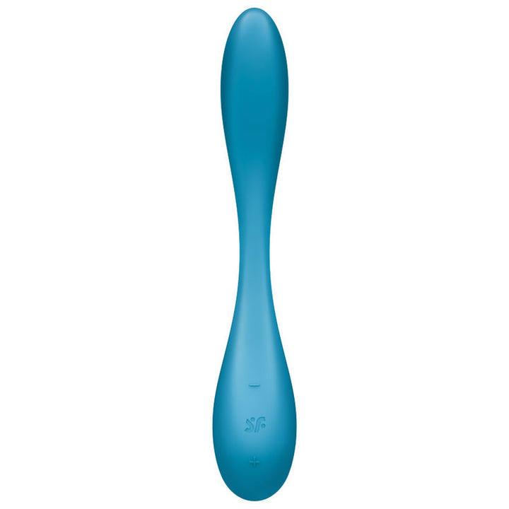 Vibrador Usb Articulável Satisfyer G-Spot Flex 5+ Azul Controlo Remoto App