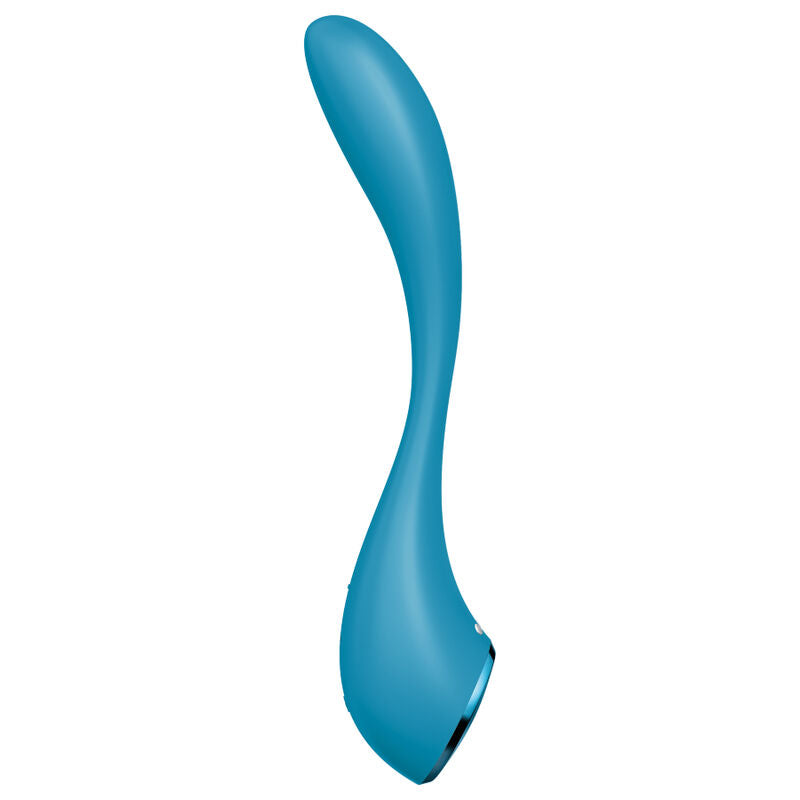 Vibrador Usb Articulável Satisfyer G-Spot Flex 5+ Azul Controlo Remoto App