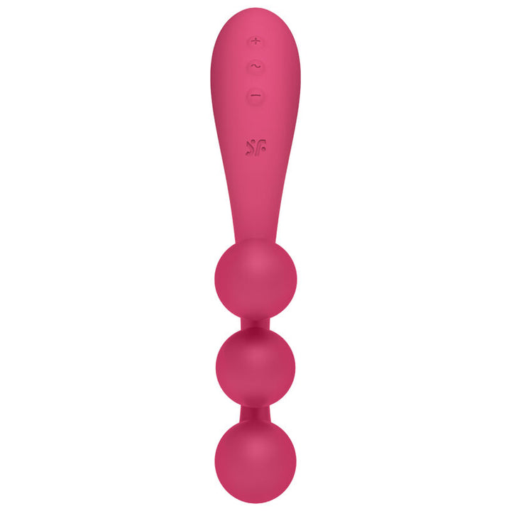 Vibrador Usb Articulável Satisfyer Tri Ball 1 Vermelho