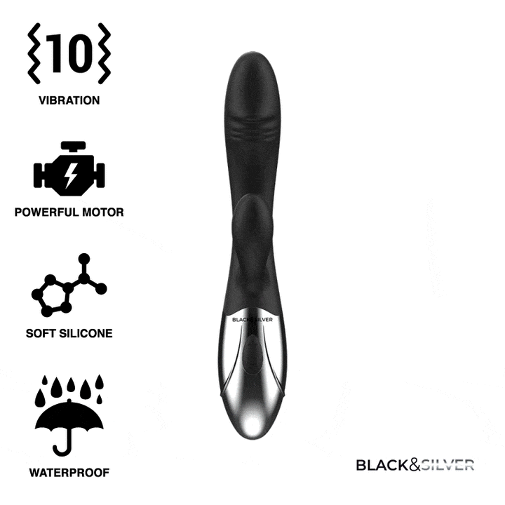 Vibrador Usb Black&Silver Kaleb
